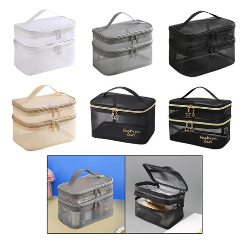 Double layer toiletry bag - toiletry,
